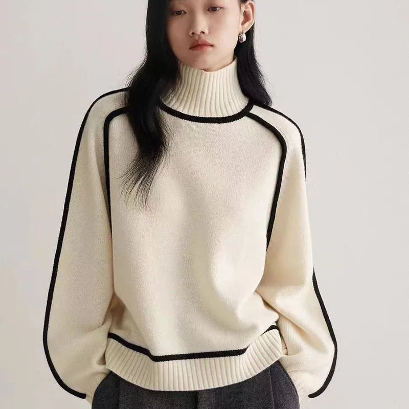 Jersey de cuello alto Clara
