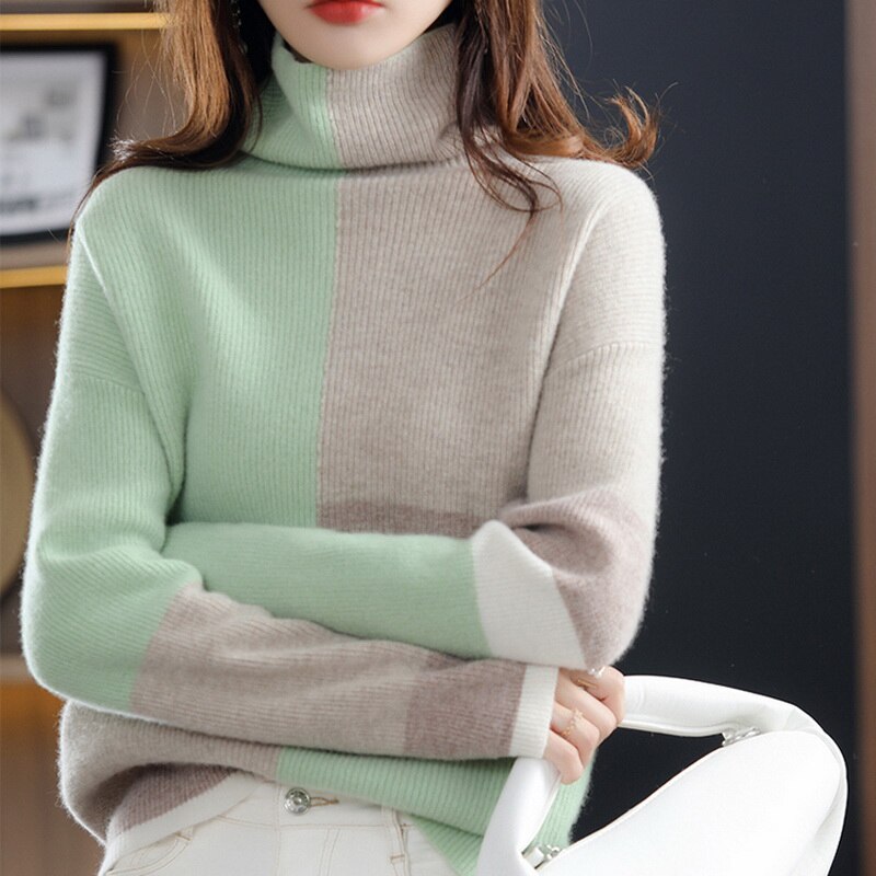 Jersey de cuello alto de Jennie