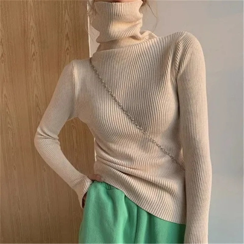 Suéter de cuello alto Vera