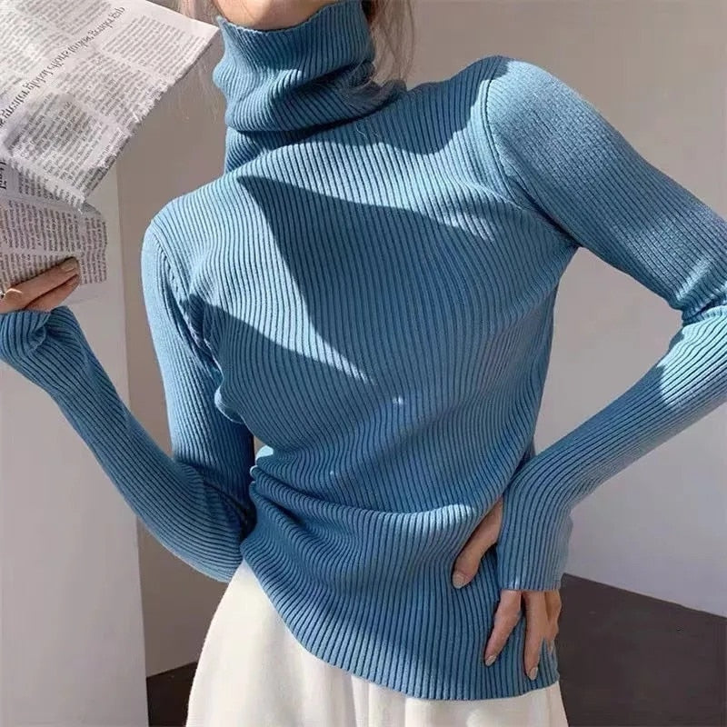 Suéter de cuello alto Vera